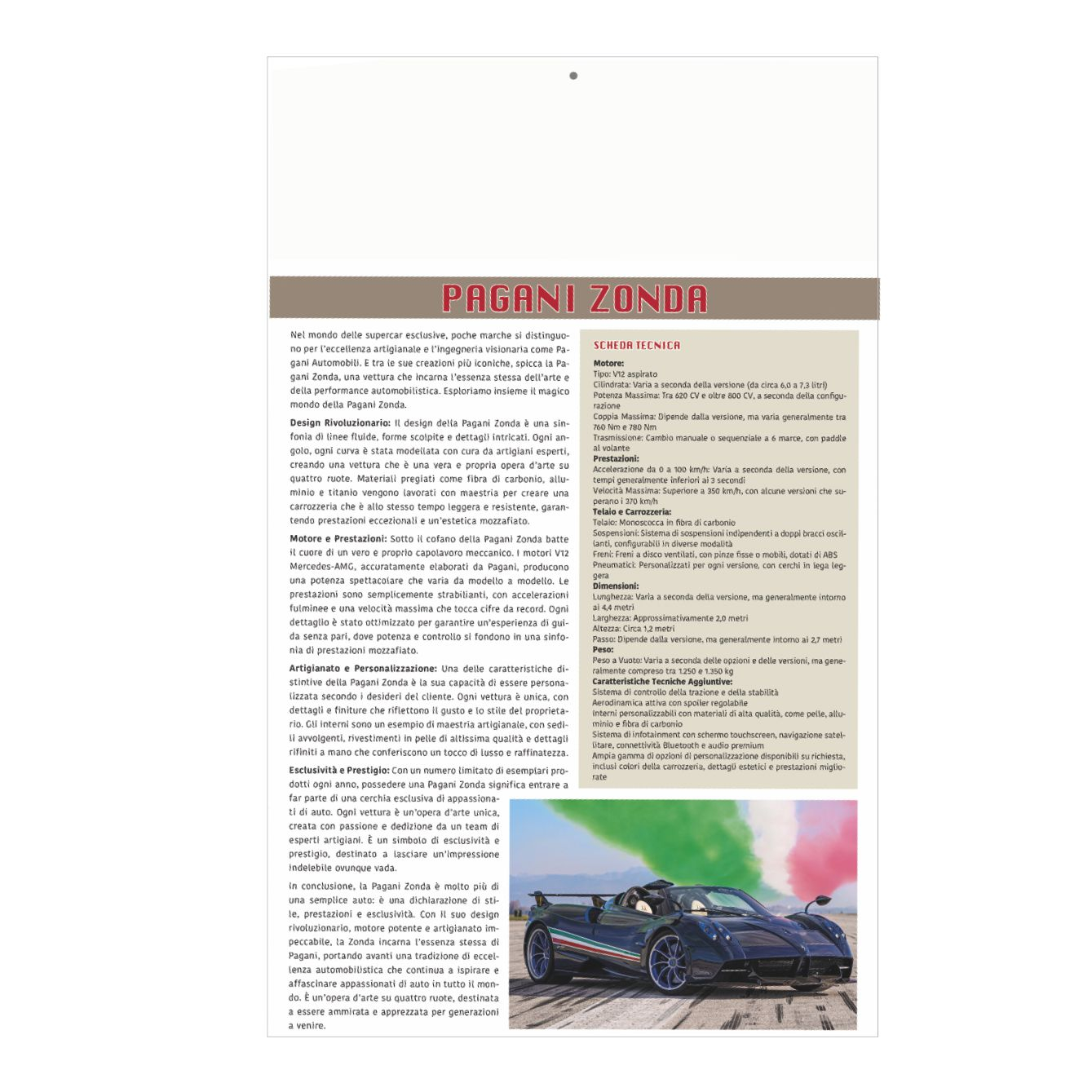 B/35 CALENDARIO AUTO SPORTIVE